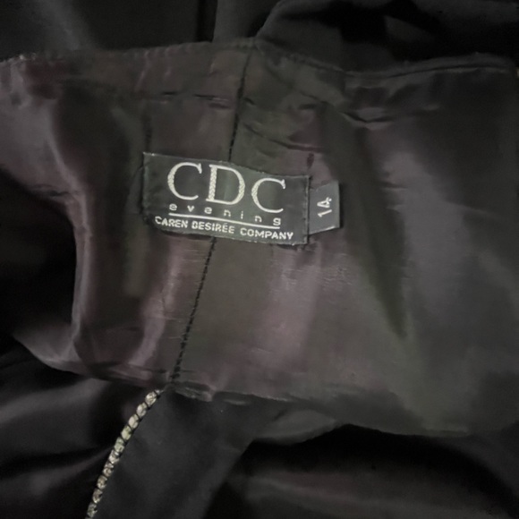 Vintage CDC Caren Desiree Company black evening dress - Picture 5 of 5